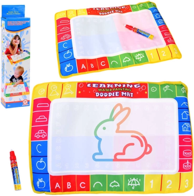 Magische watertekenmat met pen, 44 × 29 cm