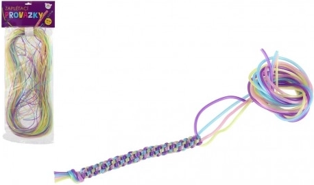 Cordons à tresser colorés 100 cm – lot de 35 pcs