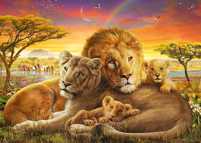 Puzzle Lions câlins 1000 pièces SCHMIDT
