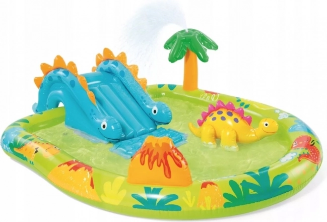 Centre de jeu gonflable dinosaure