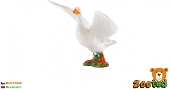 Plastična figurica domaće guske 10 cm
