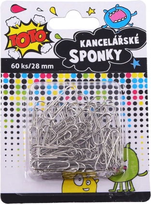 Uredske spajalice u boji 28 mm