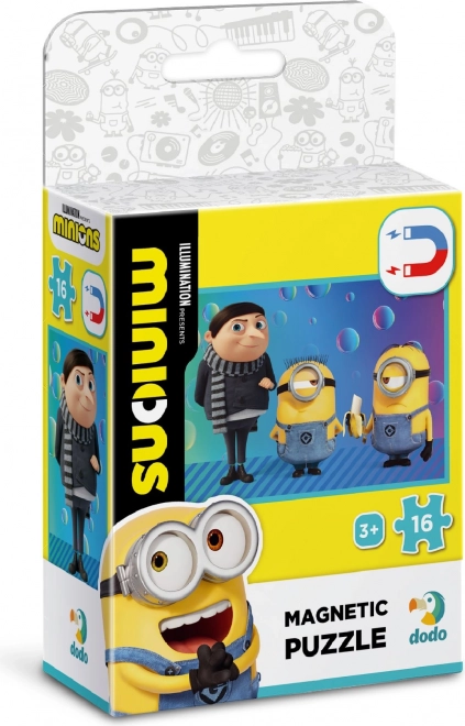 Magnetni puzzle Minioni – Mali Gru, 16 koščkov