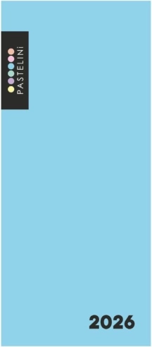 Agenda mensile blu PASTELINI