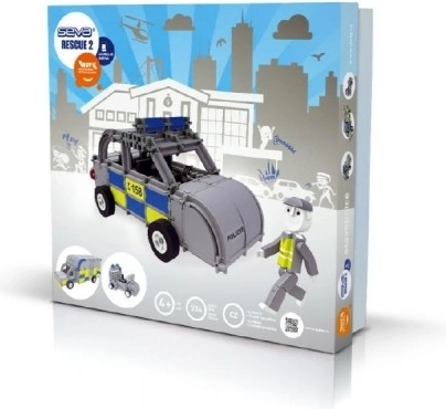 Set di costruzione SEVA Rescue 2 veicoli di polizia 534 pezzi