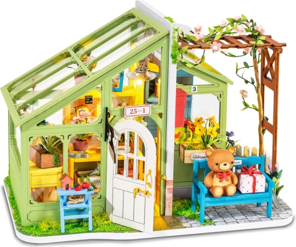 Robotime mini domek – kwiaciarnia na wiosenne spotkania