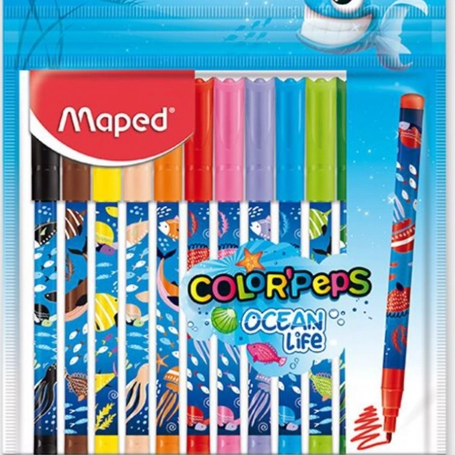 Fixy Color'Peps Ocean Life décorés 12 pcs