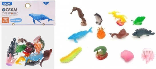 Set figurica Morski svijet 12 kom 7 cm