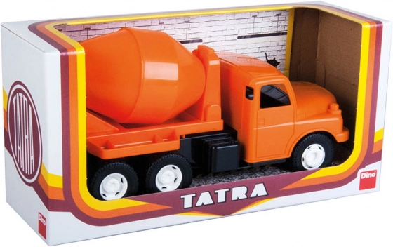 Speelgoed betonmixer DINO Tatra 148 oranje 30cm