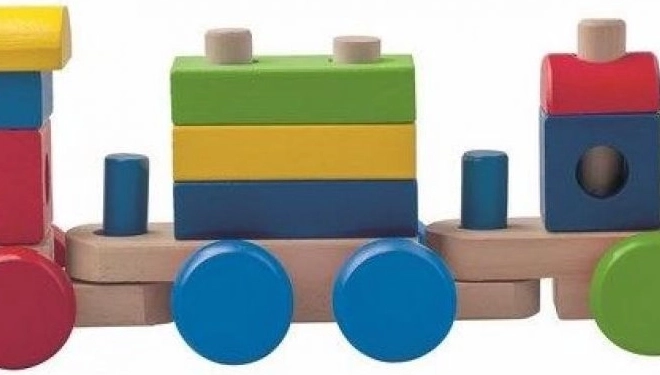 WOODY fa rakományos összeépíthető vonat
