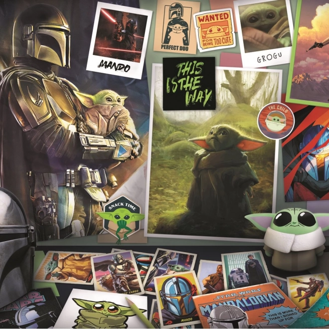Puzzle 1000 komada Kolekcija Grogu Mandalorian