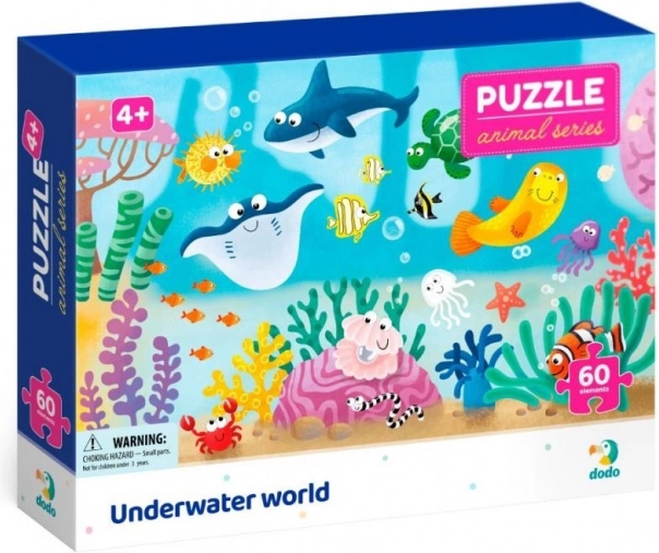 Puzzle DODO Animali: mondo sottomarino 60 pezzi