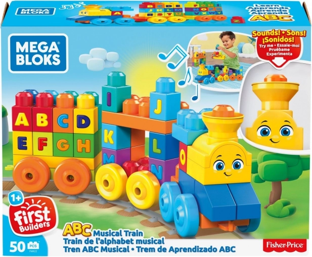 Mega Bloks Musikzug mit Buchstaben