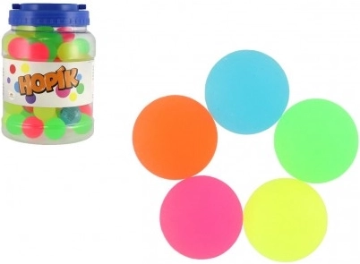 Balle rebondissante 3,2 cm – assortiment de couleurs, 70 pièces en boîte
