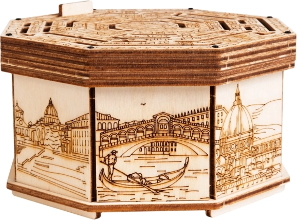 3D Houten Puzzel Doos Secret Maze