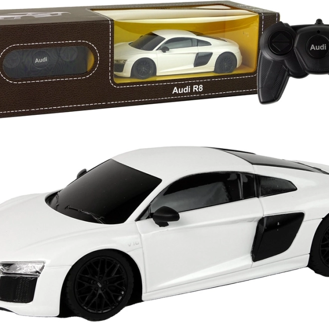 Samochód zdalnie sterowany Audi R8 1:24 Biały