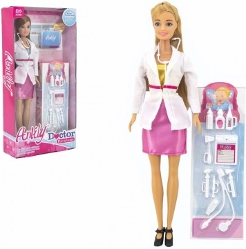 Bambola Anlily dottoressa con accessori