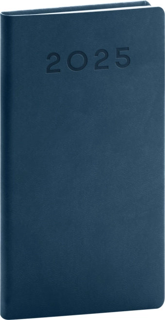 Agenda de poche Notique Aprint Neo 2025 bleu 9 × 15,5 cm
