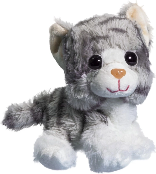 Plüsch Grau Kätzchen 17 cm