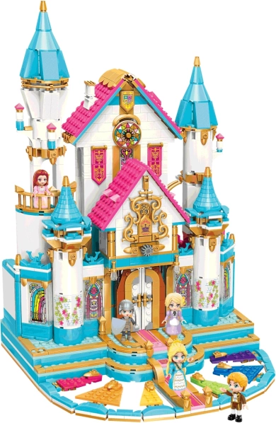 Qman Princess Leah kasteelbal bouwset