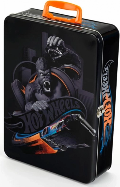 Metalkuffert til 50 HOT WHEELS-biler