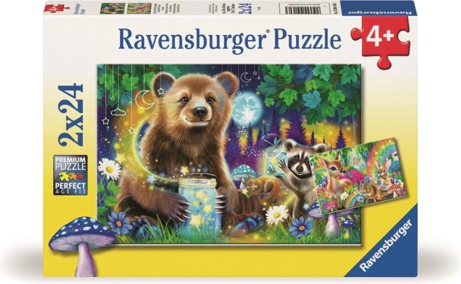 Puzzle Varázserdő Barátai 2x24 darab