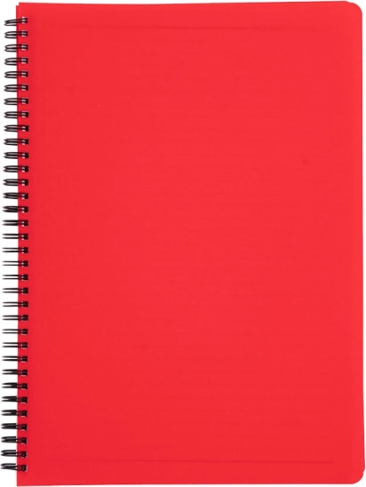 Bloc à anneaux A5 Classic rouge