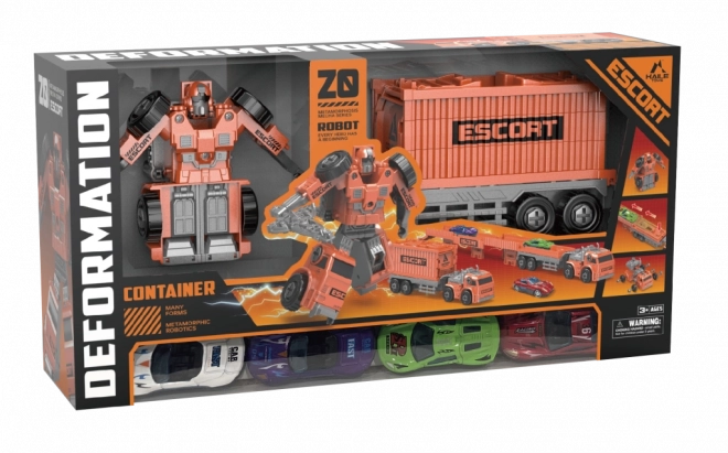 Transformer Truck Container Wagon - Robot