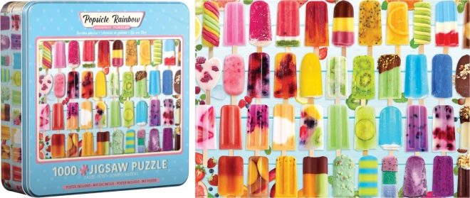 EUROGRAPHICS Puzzle Nanuk szivárványa 1000 darabos fém dobozban