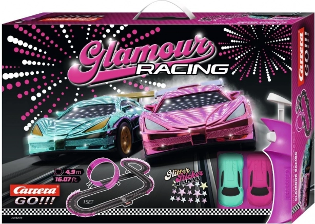 Carrera GO!!! Glamour Racing pálya Auty Girls Power 4,9m