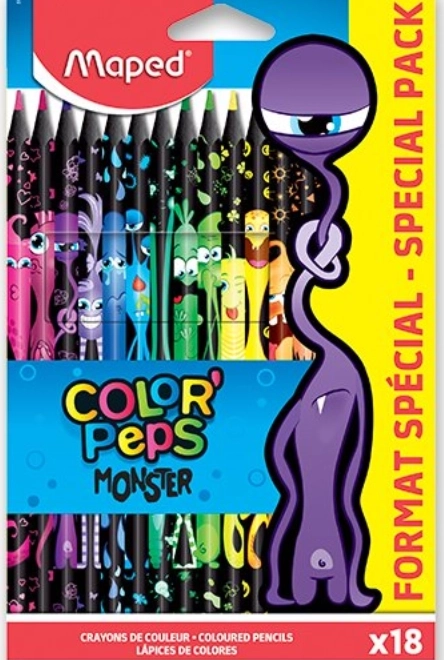 Boje MAPED Color'Peps Monster 18 kom