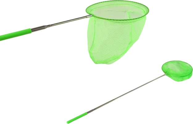 Opvouwbaar telescopisch net voor vlinders en insecten 85 cm – groen
