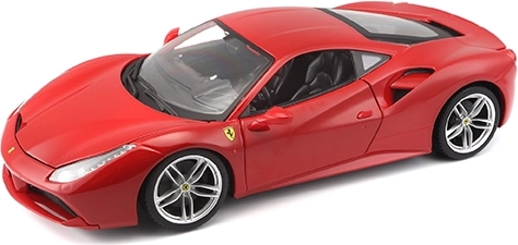 Metal car model Ferrari 488 GTB 1:18 by Bburago