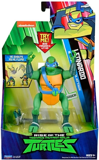 Action Figures Tartarughe Ninja con Effetti Sonori