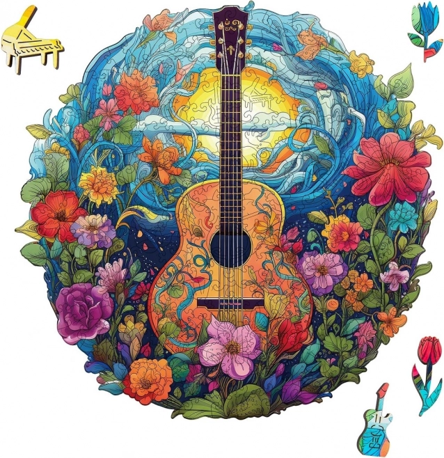 Drvene puzzle Gitara 200 komada