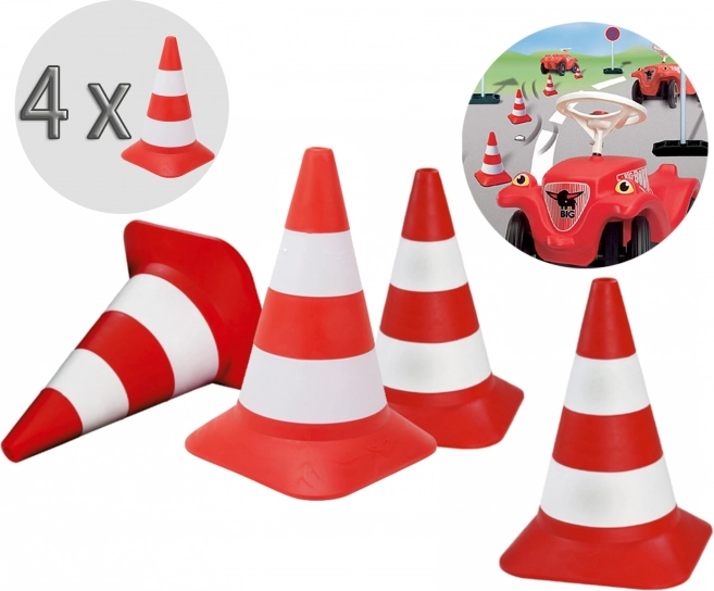 Cônes routiers ensemble de 4 cônes