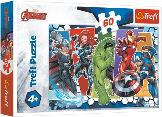 Sestavljanka 60 delov - Neuničljivi Avengers Trefl