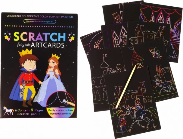 Livre à gratter pour enfants – royaume