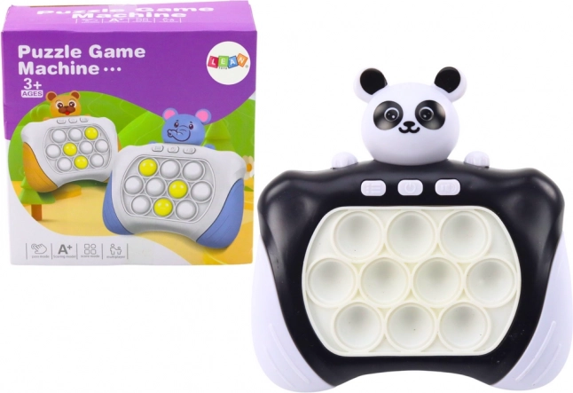 Console électronique d’adresse pop-it panda