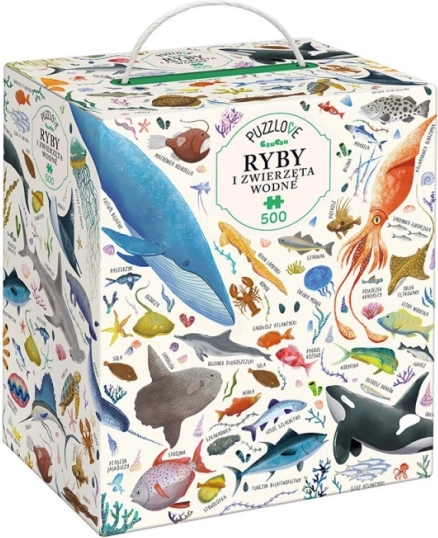 Puzzlove Vissen en waterdieren 500 stukjes