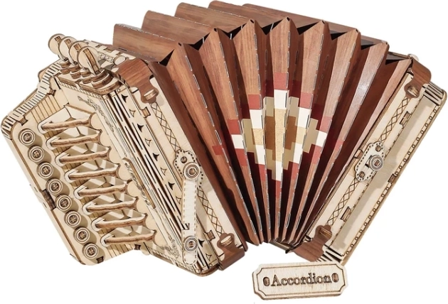 3D lesena sestavljanka Harmonika