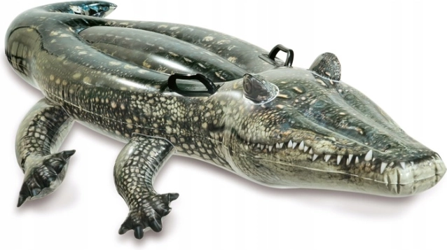 Napihljiv krokodil za vodo INTEX 170 × 86 cm