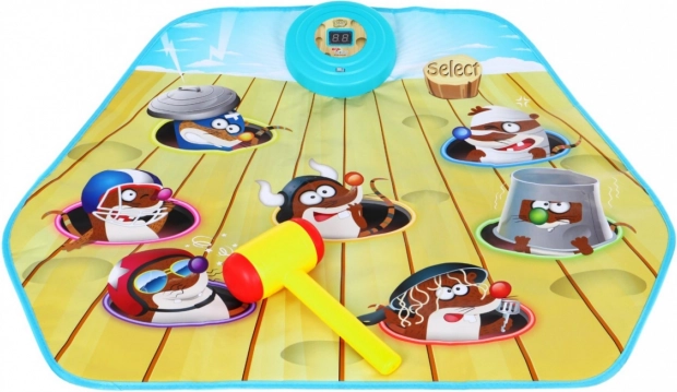 Spel Sla de Mol – interactieve mat met hamertje voor kinderen 3+