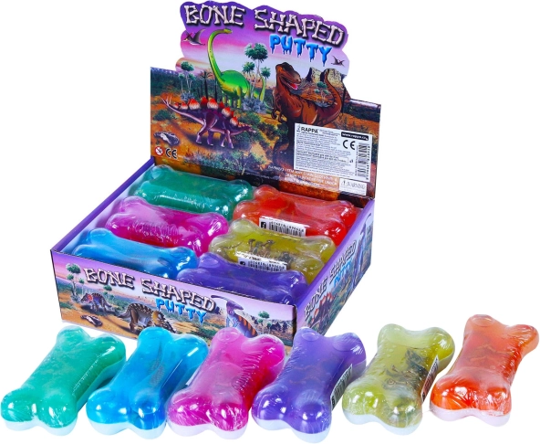 Vormbare massa met dinosaurus