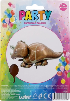 Opblaasbare ballon in de vorm van een dinosaurus
