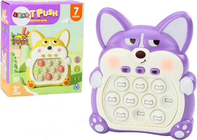 Spelconsole Pop-It Vos paars 7 spelmodi