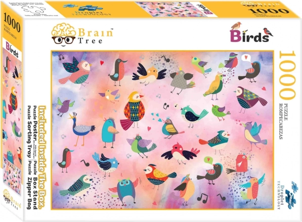 Puzzle Brain Tree Märchenhafte Vögel 1000 Teile