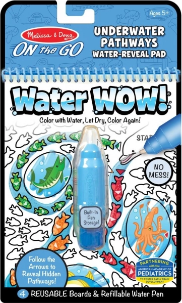 Wasser-Malbuch Water Wow! Finde den Weg – Unter Wasser