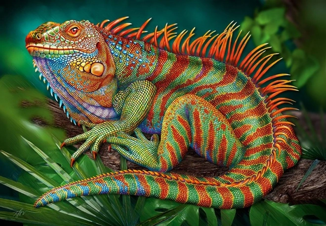 Cherry Pazzi Amazing Iguana Puzzle 500 Pieces