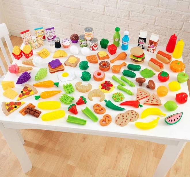 Kidkraft Play Food Set with 115 Accessories